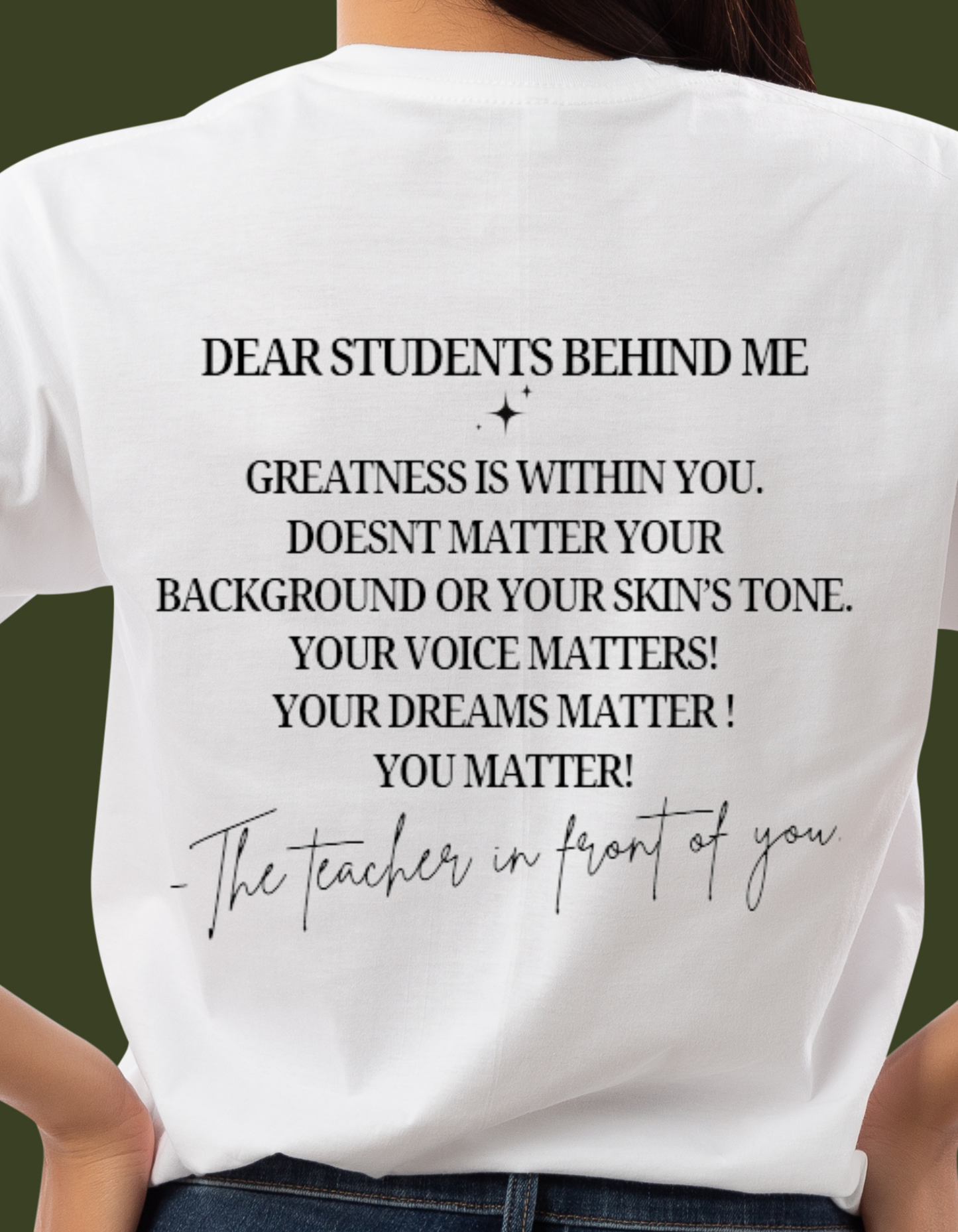 Dear Students: You Matter