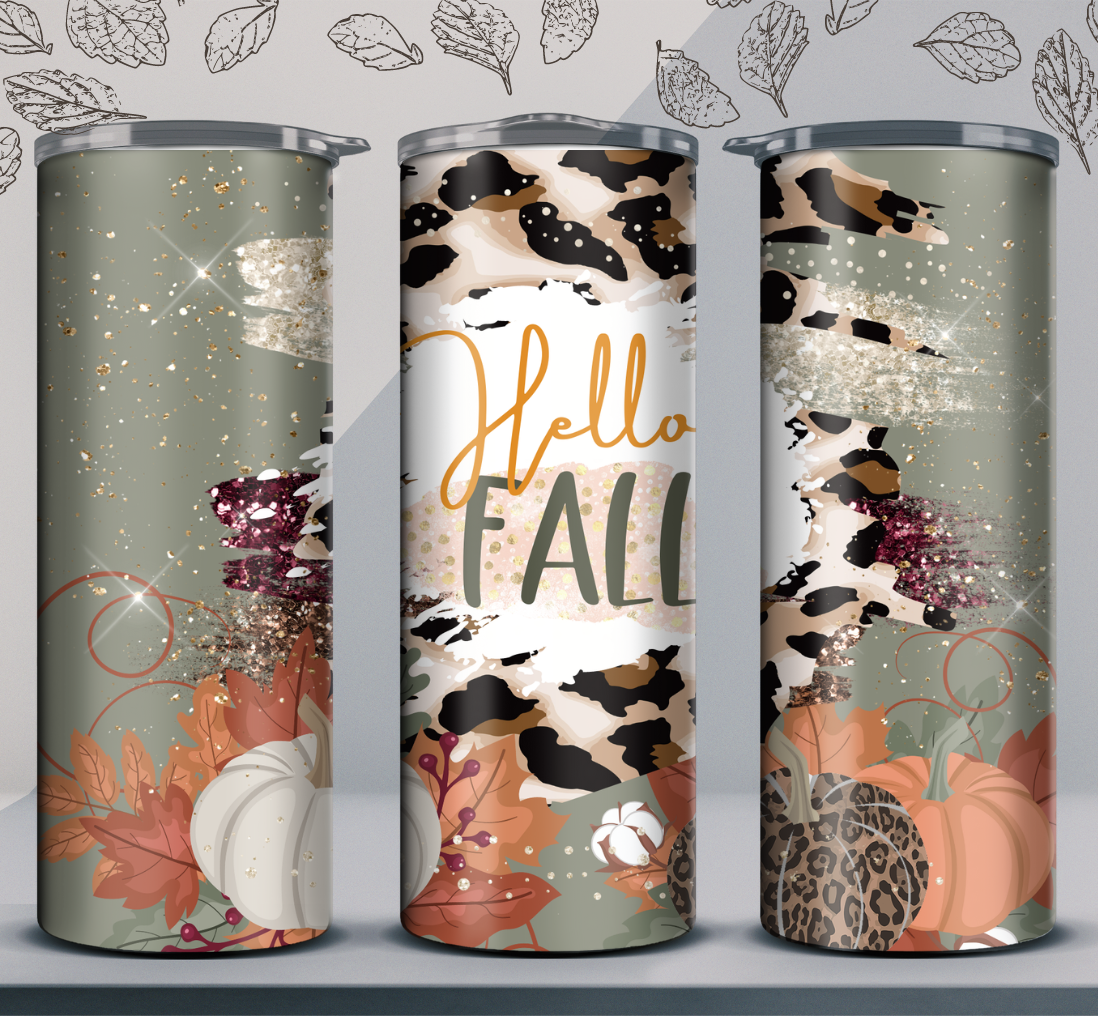 Hello Fall Tumbler